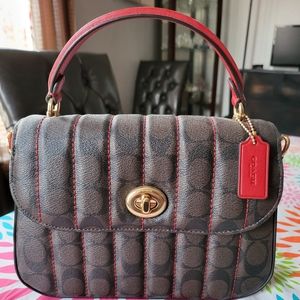 Coach Tpp Handle Logo Bag